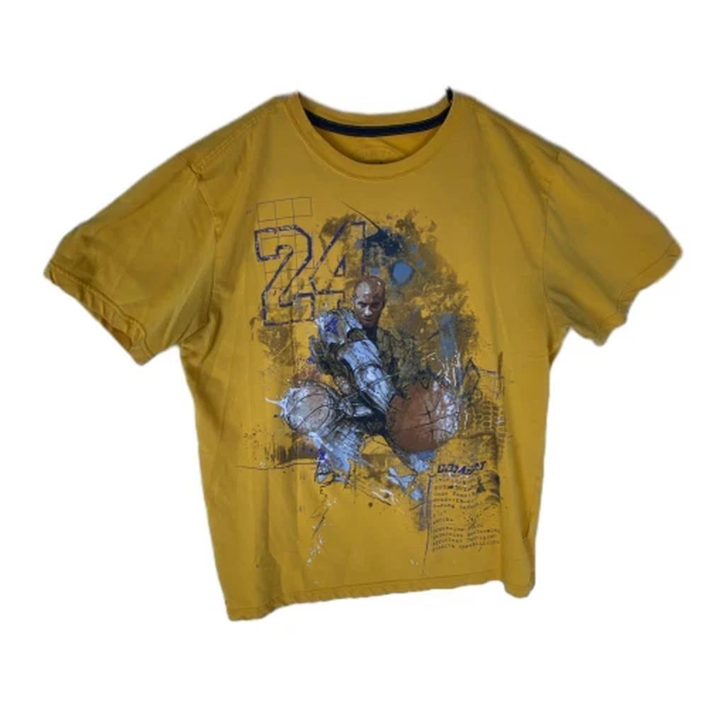 Dri Fit T Shirt Mens Yellow Graphic Kobe Bryant Black Mamba Special Ops